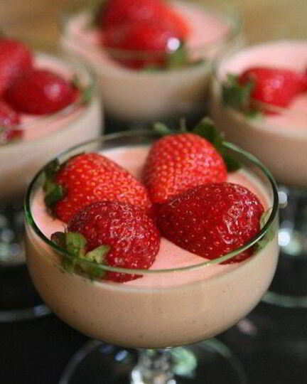 Рецепт клубничного мусса