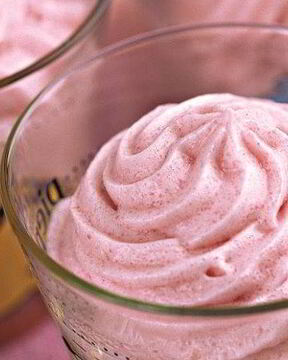 Клюквенный мусс