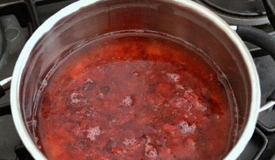 клюквенный мусс