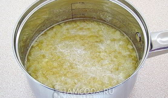 мусс из консервированных ананасов