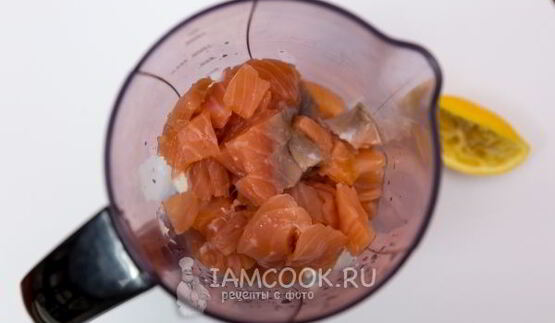 мусс из слабосоленой семги