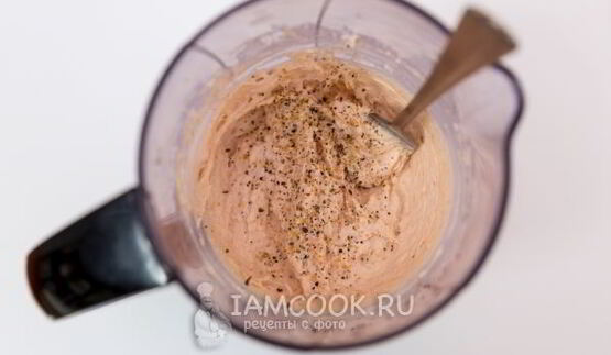 мусс из слабосоленой семги