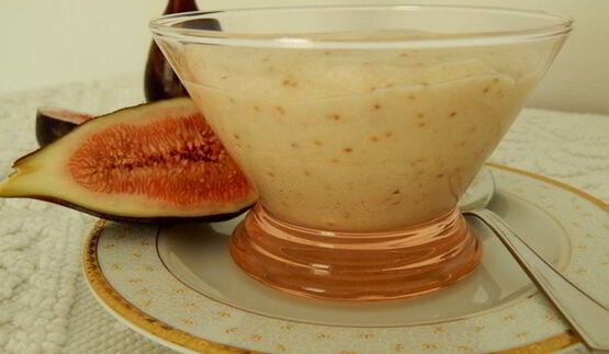 мусс с инжиром