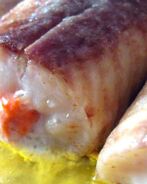 Рыбные рулетики с рыбным муссом