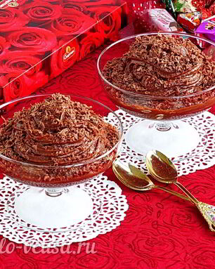 Шоколадно-молочный мусс