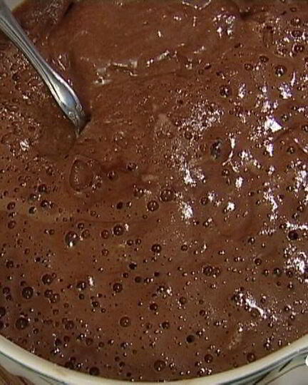 Рецепт шоколадна-ванильного мусс