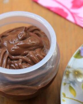 Шоколадный мусс из авокадо