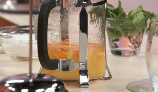 шоколадный мусс с хурмой