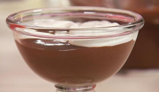 шоколадный мусс с хурмой