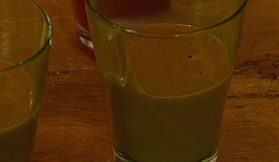 шоколадный мусс с красной смородиной