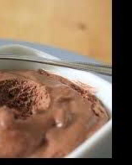 Рецепт шоколадного мусса с творогом