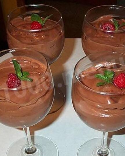Рецепт шоколадного мусса