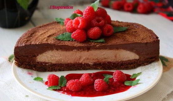 шоколадный торт-мусс сюрприз