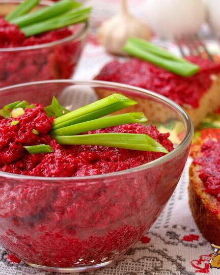 Рецепт свекольного мусса с брынзой