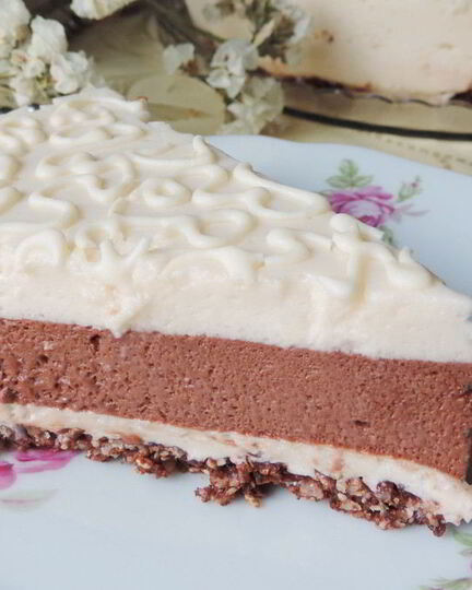 Рецепт торта-мусса без выпечки сладкий дуэт