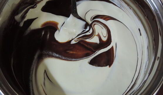 торт-мусс без выпечки сладкий дуэт