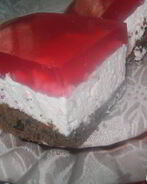 Торт-мусс из красной смородины