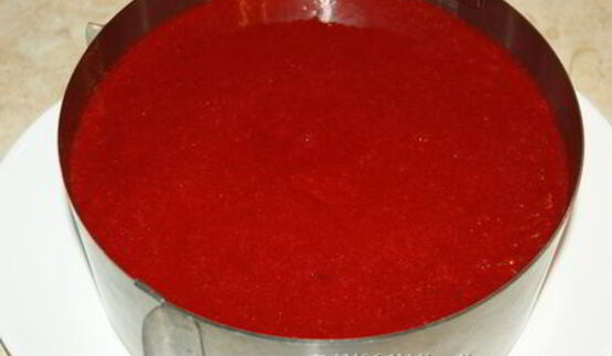 торт-мусс клубника на сливках без выпечки