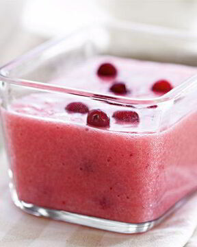 Традиционный финский мусс с брусникой