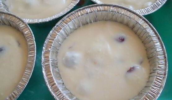 творожный мусс с черешней