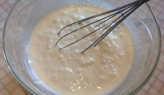 творожный мусс с персиками и киви