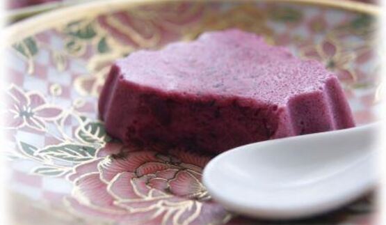 воздушный мусс из черной смородины