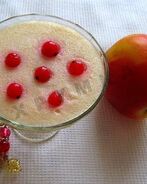 Яблочный мусс на манной крупе