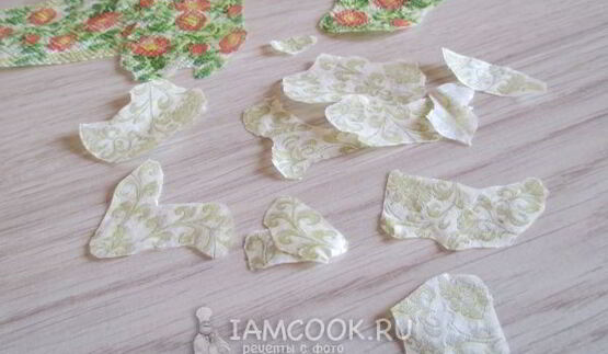 декупаж пасхальных яиц