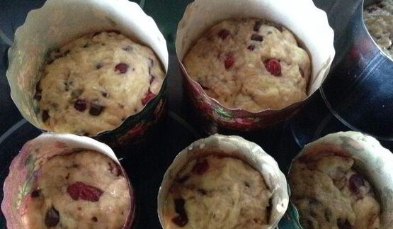 фруктовый кулич пасхальный шоколадный