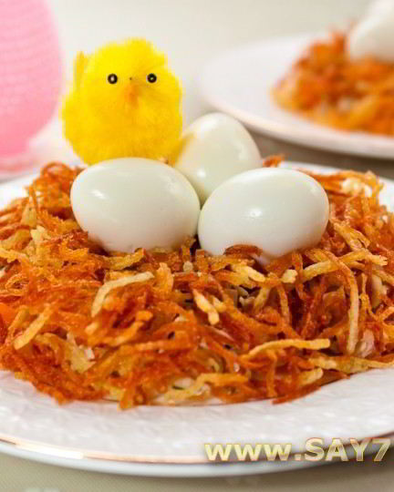 Рецепт гнездышек пасхальных