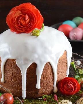 Кулич из Александрийского теста