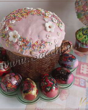 Кулич на сметане