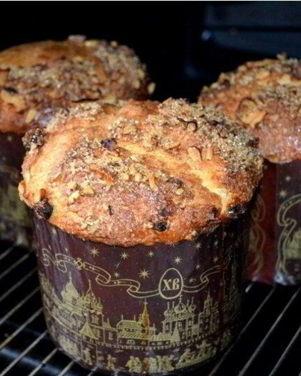 Рецепт кулича с орехами