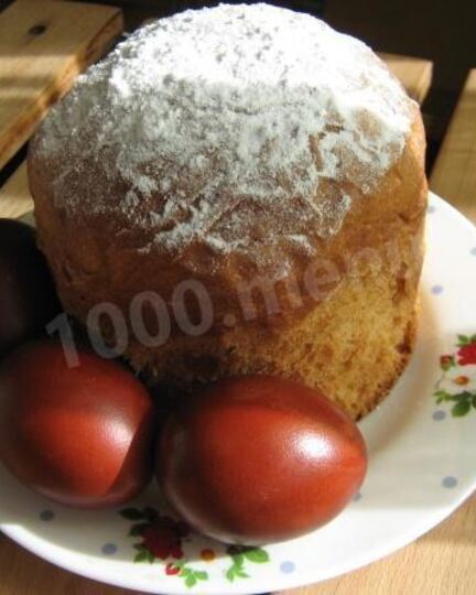 Рецепт кулича со сметаной пасхальный