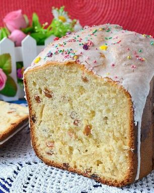 Кулич в хлебопечке на сухих дрожжах