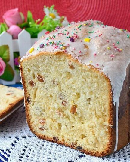 Рецепт кулича в хлебопечке на сухих дрожжах