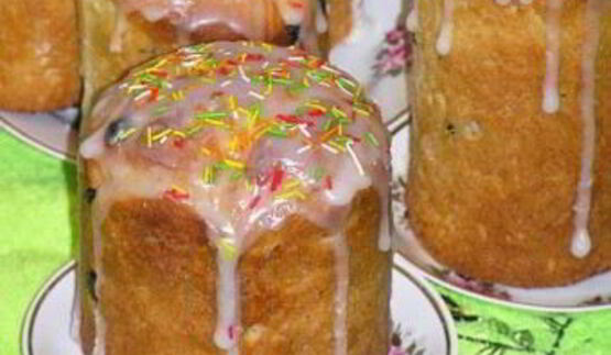 пасхальный кулич без яиц