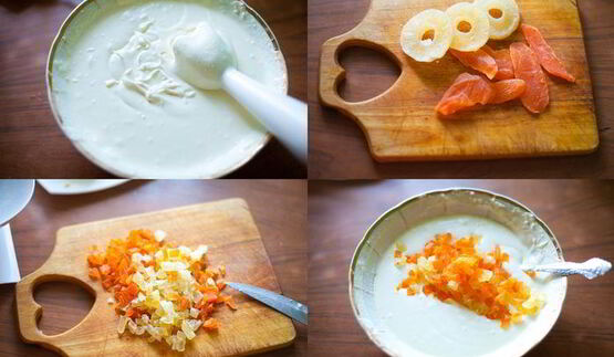 сливочная пасха с цукатами