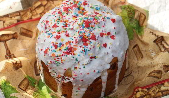 традиционный пасхальный кулич