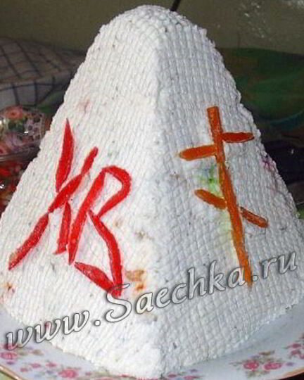 Рецепт царской пасхи упрощенной