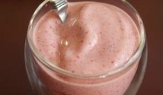 клубничный щербет