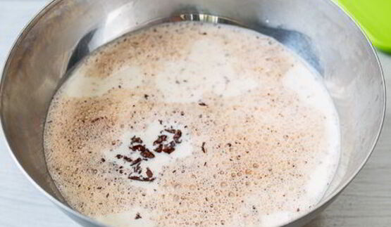 шоколадно-молочное желе