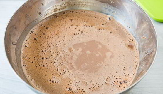 шоколадно-молочное желе