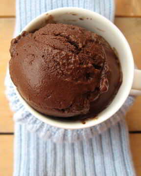 Шоколадный сорбет с корицей, мусковадо и перцем чили