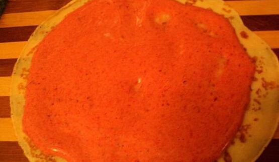 блинчики с ягодным суфле