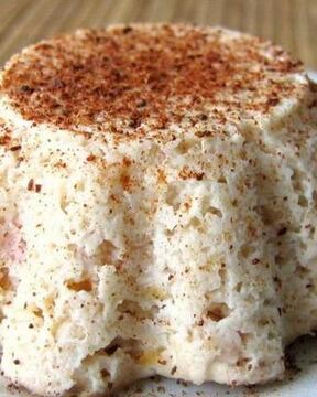 Легкое творожное суфле с яблоком в микроволновке