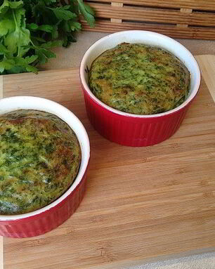 Морковно-шпинатное суфле