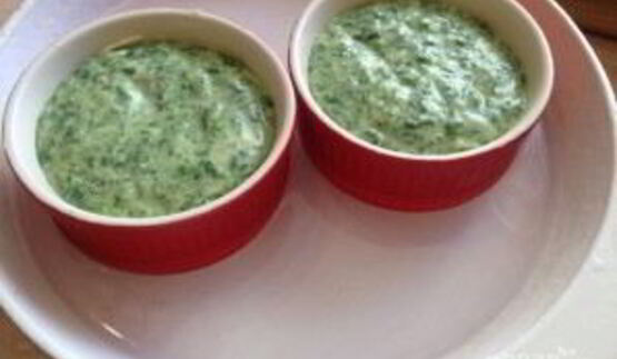 морковно-шпинатное суфле