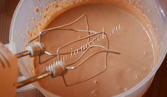 шоколадно-кофейное суфле