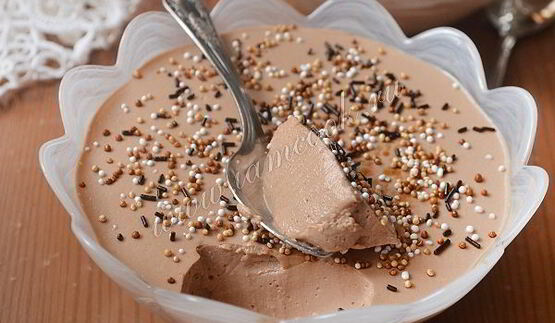 шоколадно-кофейное суфле